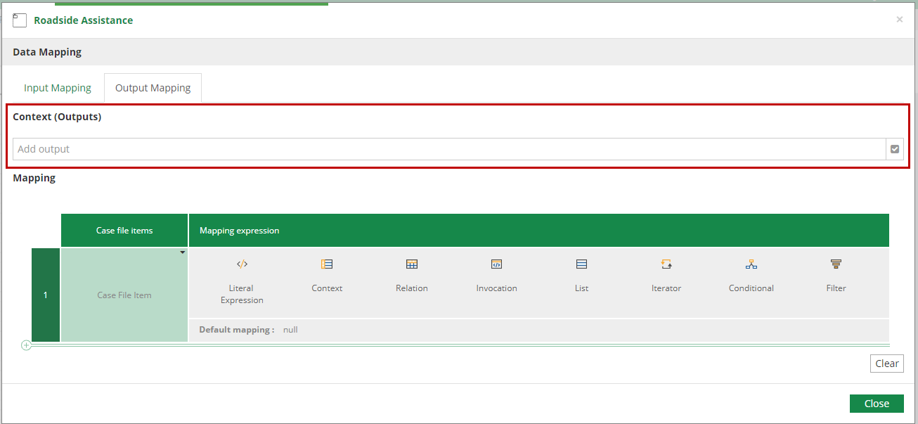 data output mapping 1