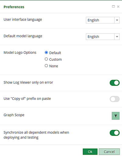 file preferences