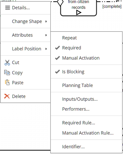 task attributes