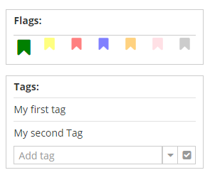 flags tags