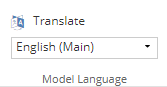 model language ribbon