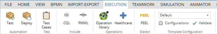 execution ribbon